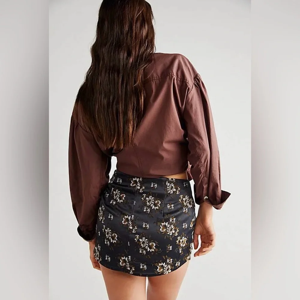 NWT Free People All Dressed Up Mini Skirt